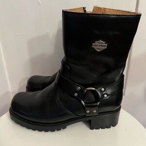 Women’s Harley-Davidson Black Moto boots. Size 8. Great condition.